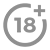+18 icon